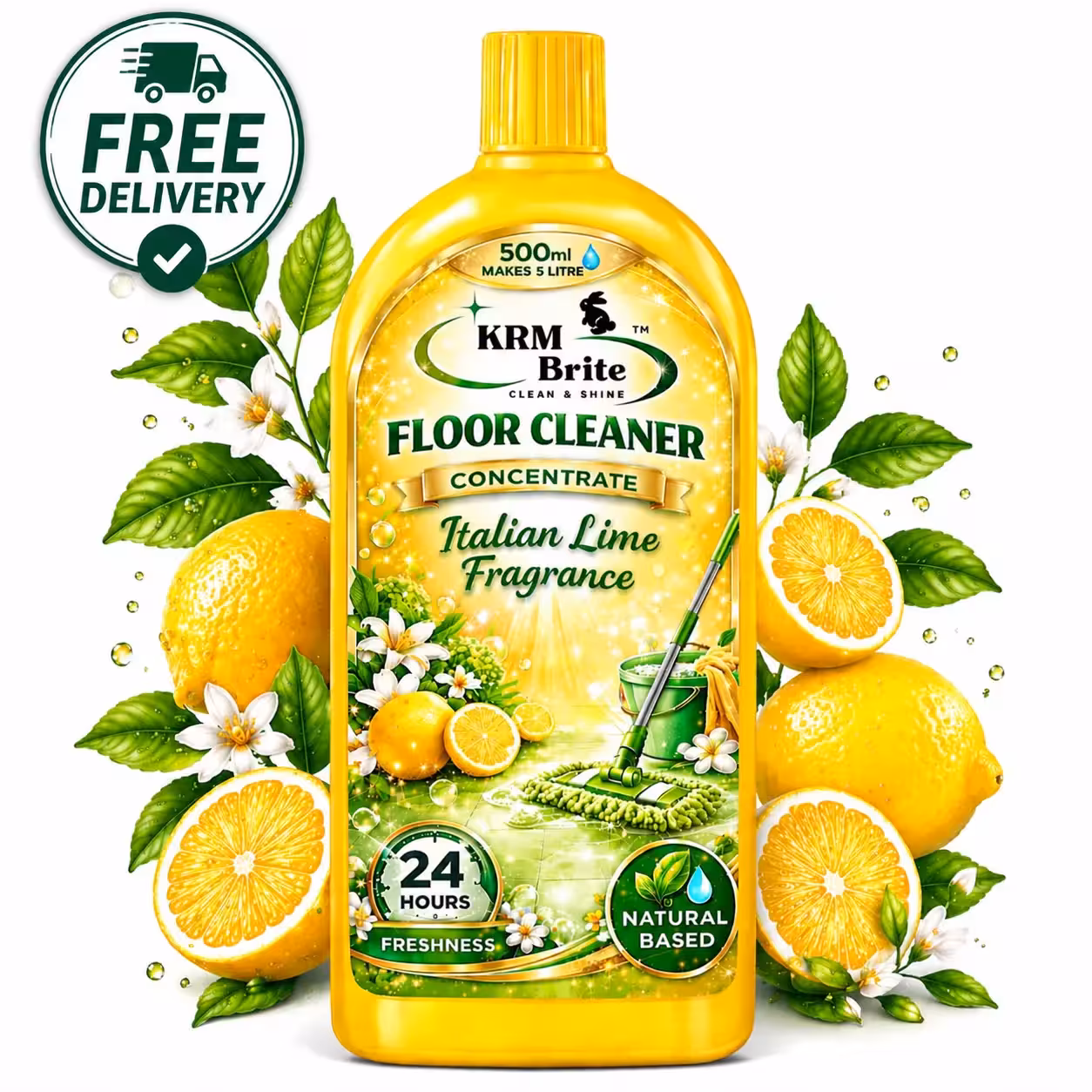 Floor cleaner 500ml concentrate Italian Lime
